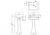 Burlington Средняя раковина Edwardian Regal и полотенцедержатель B4 T1 w 56cm x d 47cm