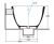 Globo Bowl VABOP1X - 185x85