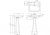 Burlington Большая раковина Victorian Regal и пьедестал Regal B3 B5 P9 ш 61см х г 51 см