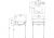 Burlington Мраморная столешница с хромированным подстольем 3G1 T49 w 65cm x d 57.5cm