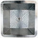 Linkasink Stainless Steel Mosaic Small Square V051  40,6х40,6 см