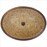 Linkasink Large Oval Mosaic V004  53,3х40,6 см