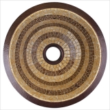 Linkasink Large Round Flat Bottom Mosaic V002  48,3х48,3 см