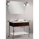 Il Tempo Del FERRO Мебель для ванной комнаты FR 572 Q AR mobile NF ripiano in marmo / CR 624