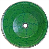 Linkasink Green Leaves Flat Bottom CL01F  43,2х43,2 см