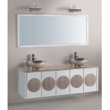 Il Tempo Del TRENDY Комплект мебели для ванной комнаты TD 218 PT BI inserti PL GF BI