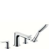 Hansgrohe Metris  Смеситель на край ванны, на 4 отверстия, СМ