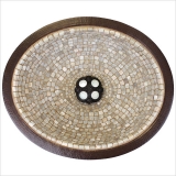 Linkasink Small Oval Mosaic V003  45,8х38,1 см