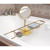 WINDISCH Полочка для ванны раздвижная с зеркалом Код 85115
