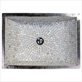 Linkasink Rectangular Crescent Mosaic V016  53,3х35,6 см