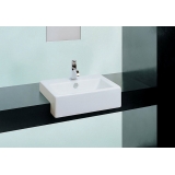 Hidra LAVABO RETTANGOLARE SEMINCASSO MONOFORO 48х50